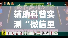 辅助科普实测“微信里有麻将必赢神器”透视开挂辅助教程