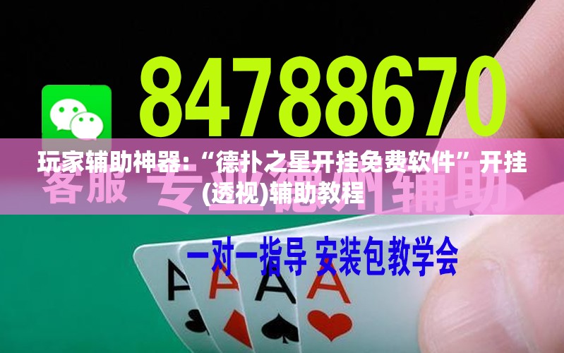 玩家辅助神器:“德扑之星开挂免费软件	”开挂(透视)辅助教程