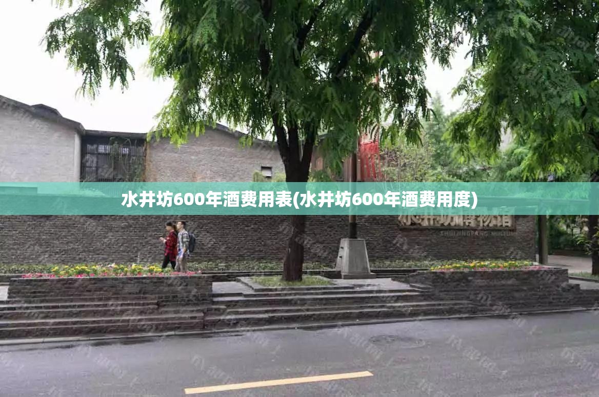 水井坊600年酒费用表(水井坊600年酒费用度) 水井坊600年酒费用表(水井坊600年酒费用度)