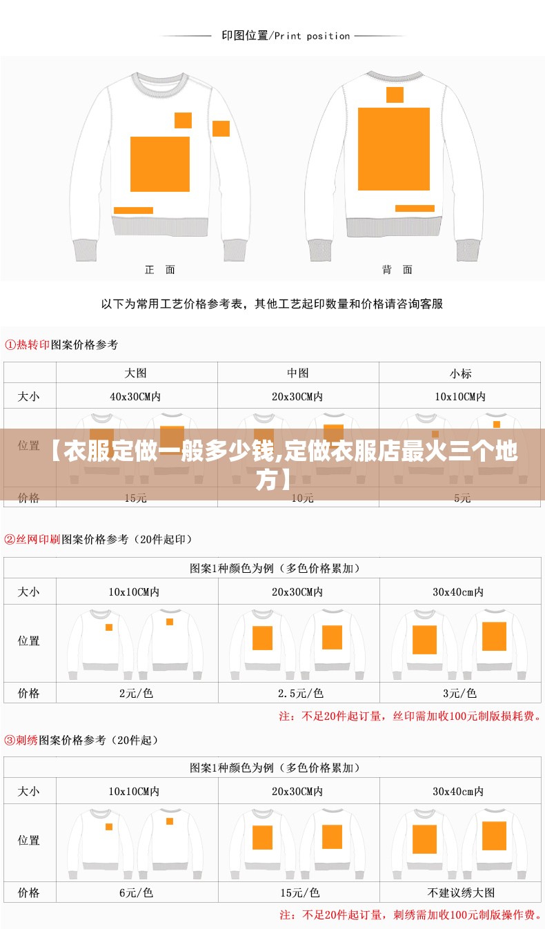 【衣服定做一般多少钱,定做衣服店最火三个地方】