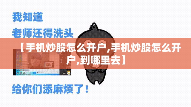 【手机炒股怎么开户,手机炒股怎么开户,到哪里去】 【手机炒股怎么开户,手机炒股怎么开户,到哪里去】