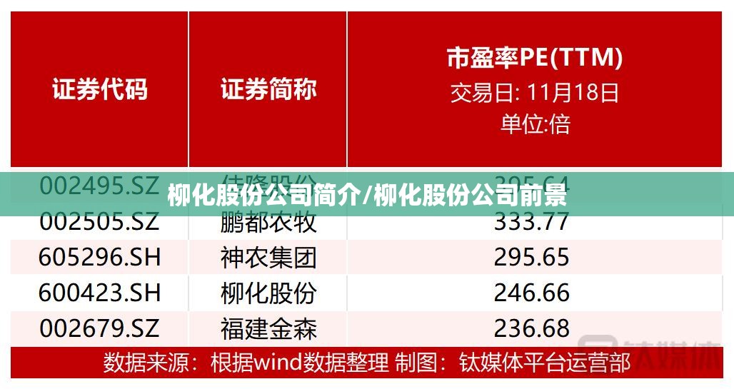 柳化股份公司简介/柳化股份公司前景