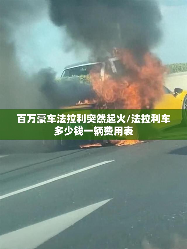 百万豪车法拉利突然起火/法拉利车多少钱一辆费用表 百万豪车法拉利突然起火/法拉利车多少钱一辆费用表