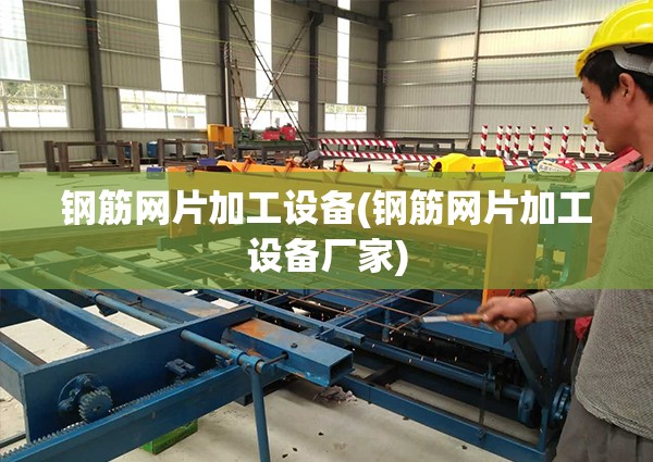 钢筋网片加工设备(钢筋网片加工设备厂家) 钢筋网片加工设备(钢筋网片加工设备厂家)