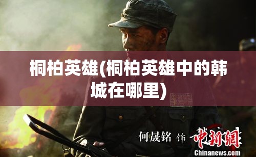 桐柏英雄(桐柏英雄中的韩城在哪里)