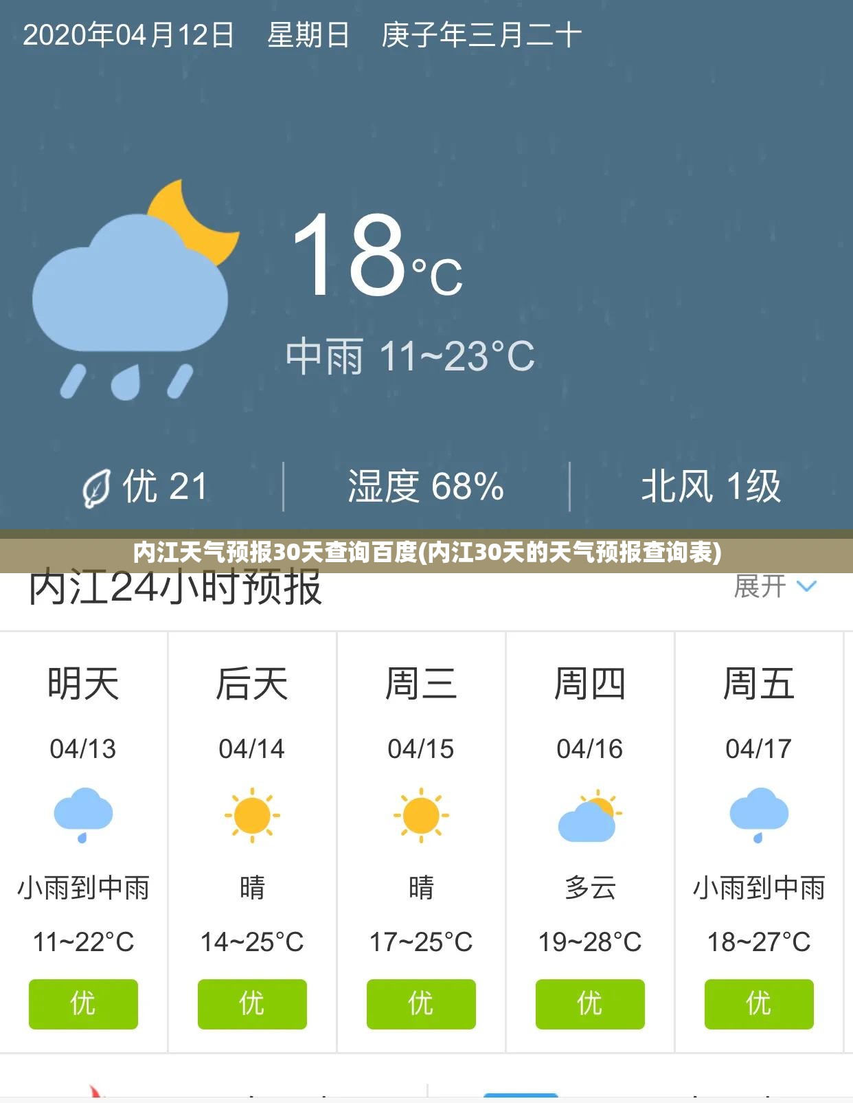 内江天气预报30天查询百度(内江30天的天气预报查询表) 内江天气预报30天查询百度(内江30天的天气预报查询表)