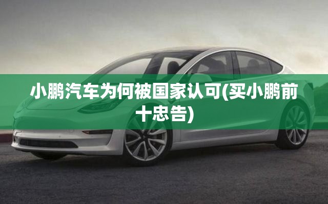 小鹏汽车为何被国家认可(买小鹏前十忠告) 小鹏汽车为何被国家认可(买小鹏前十忠告)