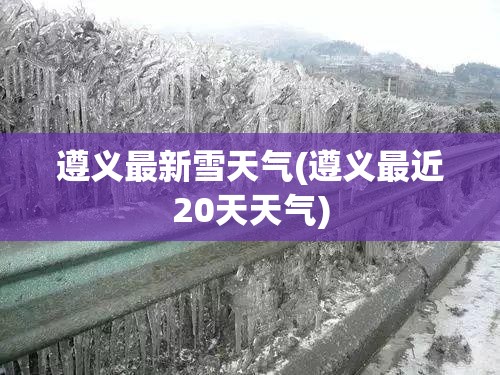 遵义最新雪天气(遵义最近20天天气) 遵义最新雪天气(遵义最近20天天气)