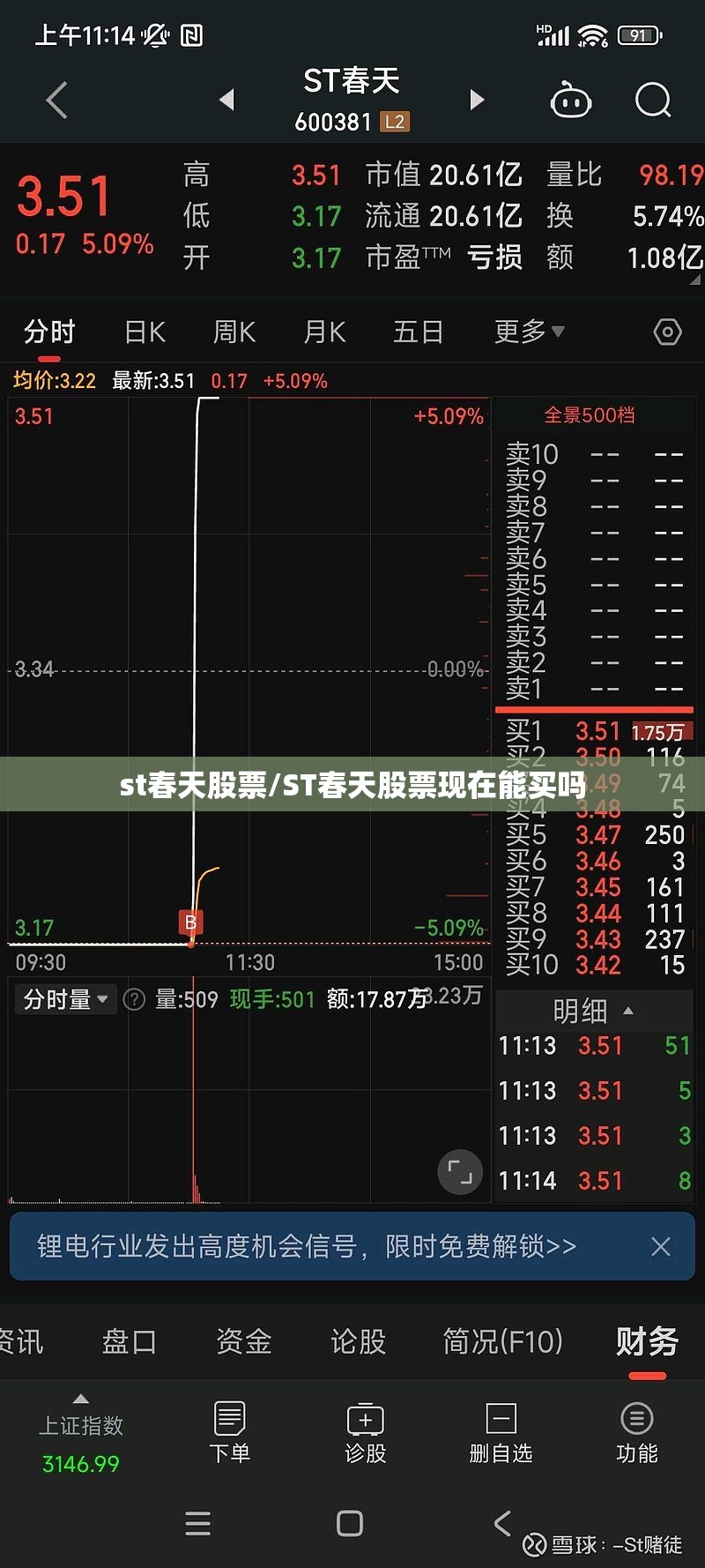 st春天股票/ST春天股票现在能买吗 st春天股票/ST春天股票现在能买吗