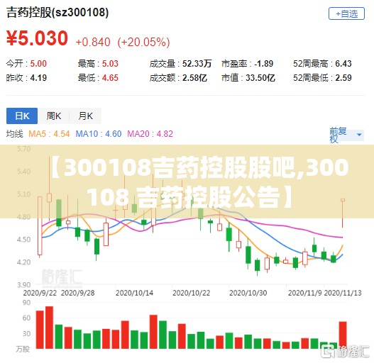 【300108吉药控股股吧,300108 吉药控股公告】 【300108吉药控股股吧,300108 吉药控股公告】