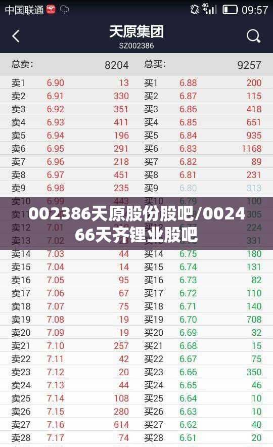 002386天原股份股吧/002466天齐锂业股吧