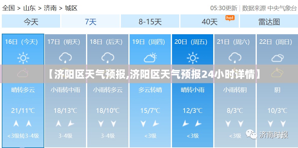 【济阳区天气预报,济阳区天气预报24小时详情】