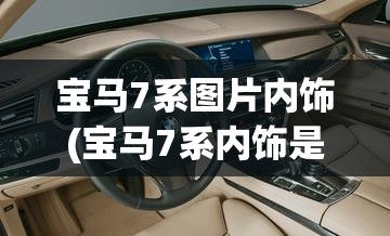 宝马7系图片内饰(宝马7系内饰是红色吗)