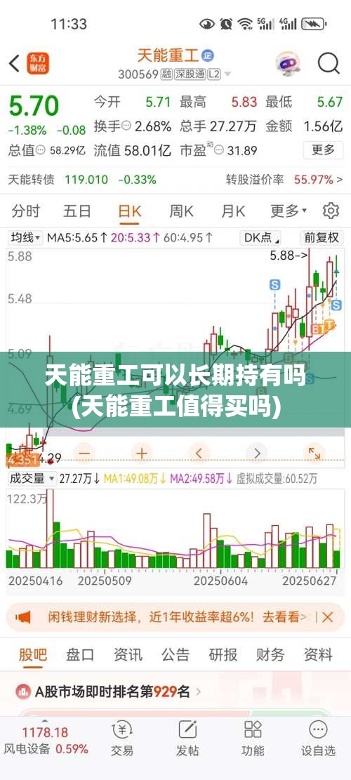 天能重工可以长期持有吗(天能重工值得买吗) 天能重工可以长期持有吗(天能重工值得买吗)