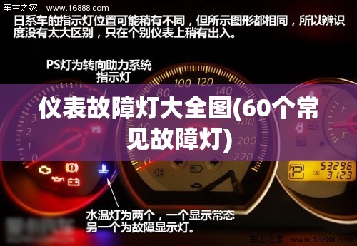 仪表故障灯大全图(60个常见故障灯) 仪表故障灯大全图(60个常见故障灯)