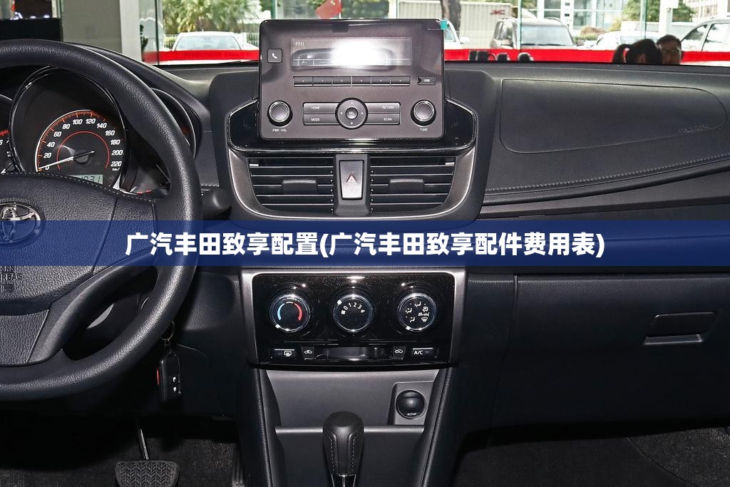 广汽丰田致享配置(广汽丰田致享配件费用表)