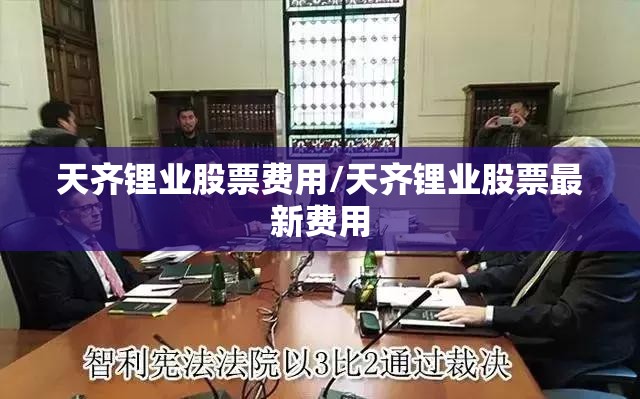 天齐锂业股票费用/天齐锂业股票最新费用 天齐锂业股票费用/天齐锂业股票最新费用