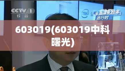 603019(603019中科曙光) 603019(603019中科曙光)