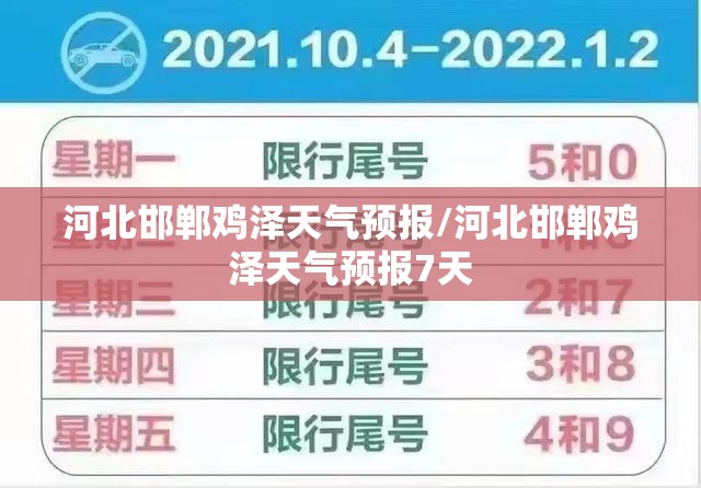 河北邯郸鸡泽天气预报/河北邯郸鸡泽天气预报7天 河北邯郸鸡泽天气预报/河北邯郸鸡泽天气预报7天