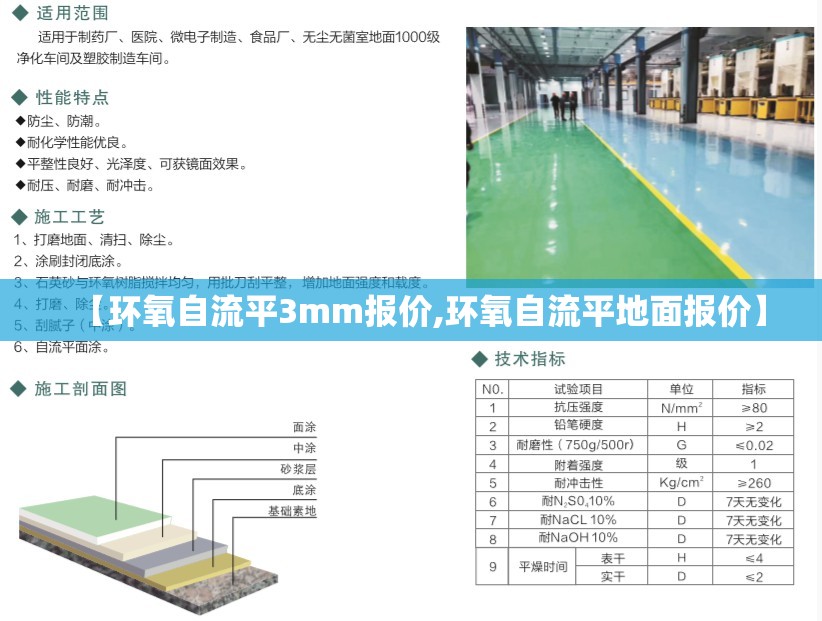 【环氧自流平3mm报价,环氧自流平地面报价】