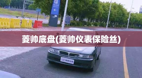 菱帅底盘(菱帅仪表保险丝)
