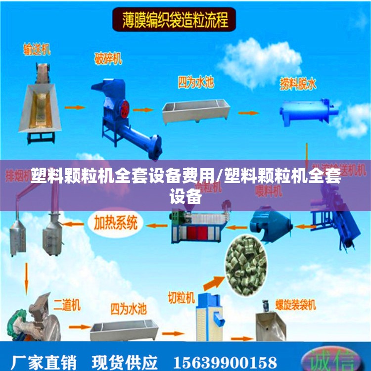 塑料颗粒机全套设备费用/塑料颗粒机全套设备