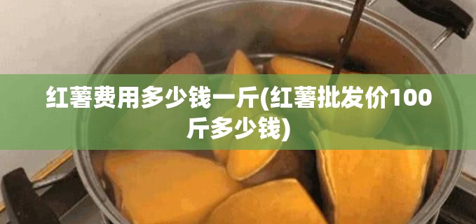 红薯费用多少钱一斤(红薯批发价100斤多少钱)