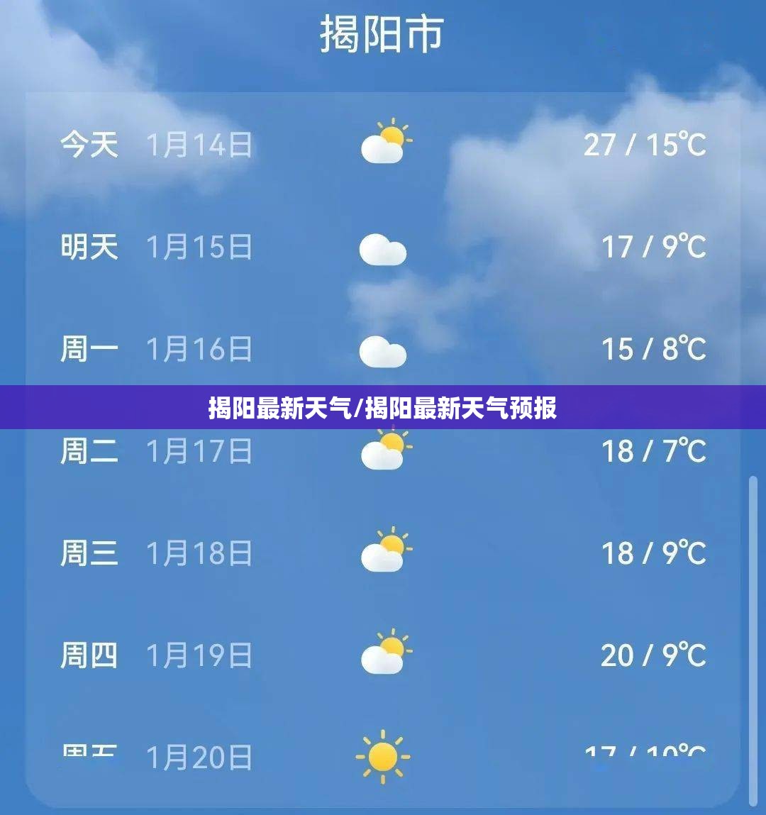 揭阳最新天气/揭阳最新天气预报 揭阳最新天气/揭阳最新天气预报