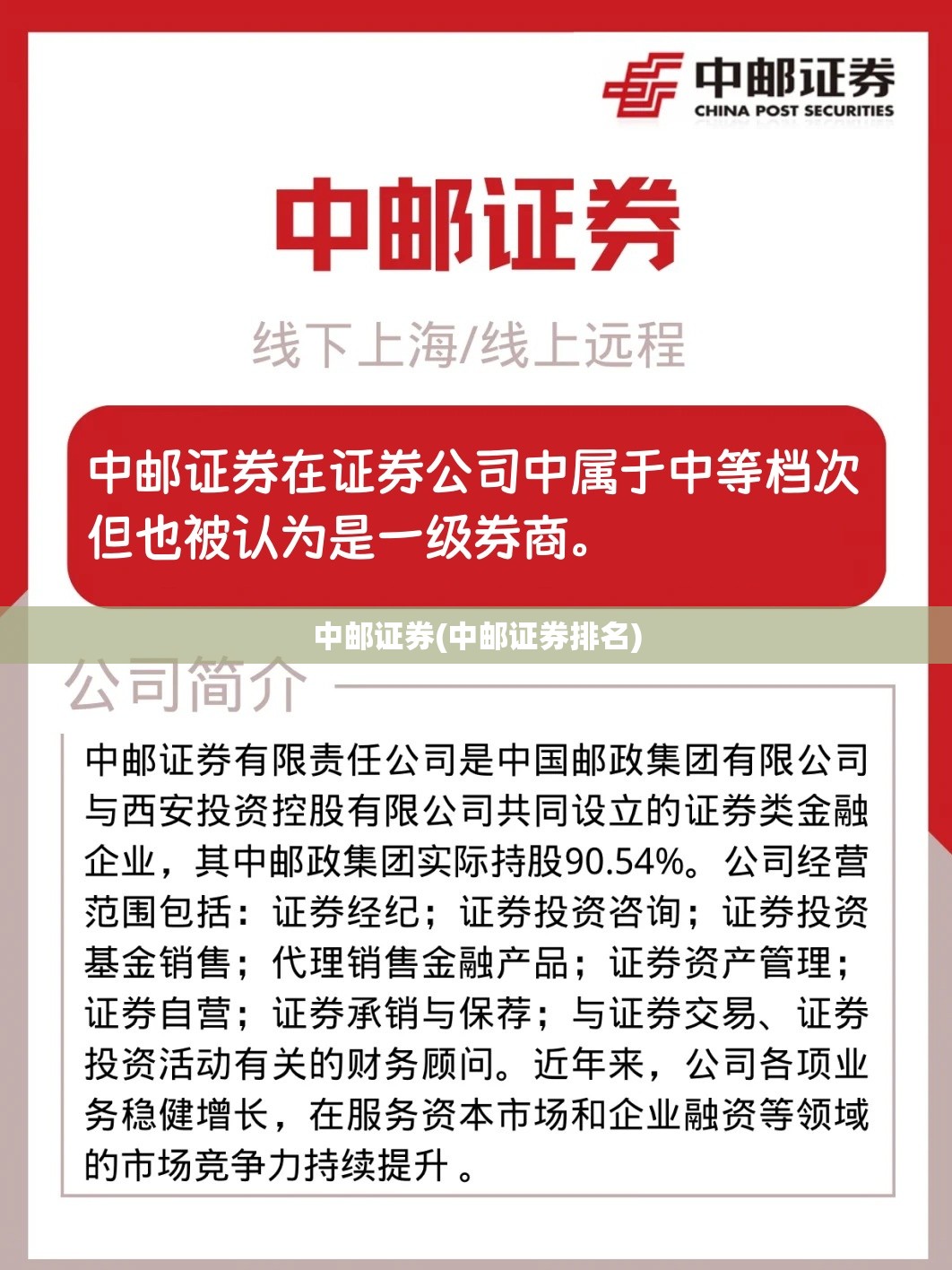 中邮证券(中邮证券排名) 中邮证券(中邮证券排名)