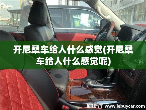 开尼桑车给人什么感觉(开尼桑车给人什么感觉呢) 开尼桑车给人什么感觉(开尼桑车给人什么感觉呢)