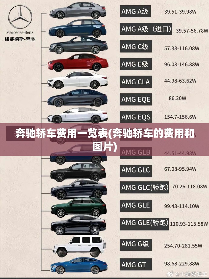 奔驰轿车费用一览表(奔驰轿车的费用和图片)