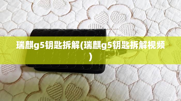 瑞麒g5钥匙拆解(瑞麒g5钥匙拆解视频)
