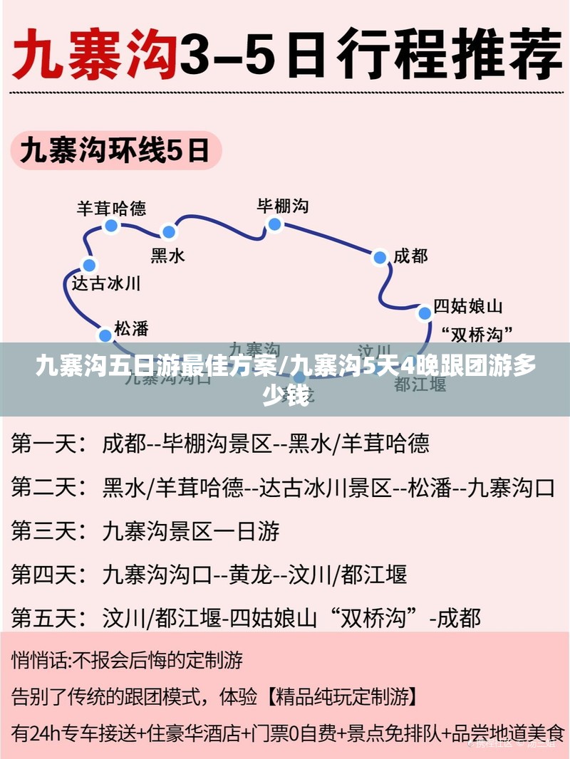 九寨沟五日游最佳方案/九寨沟5天4晚跟团游多少钱