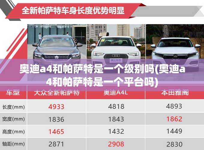 奥迪a4和帕萨特是一个级别吗(奥迪a4和帕萨特是一个平台吗) 奥迪a4和帕萨特是一个级别吗(奥迪a4和帕萨特是一个平台吗)