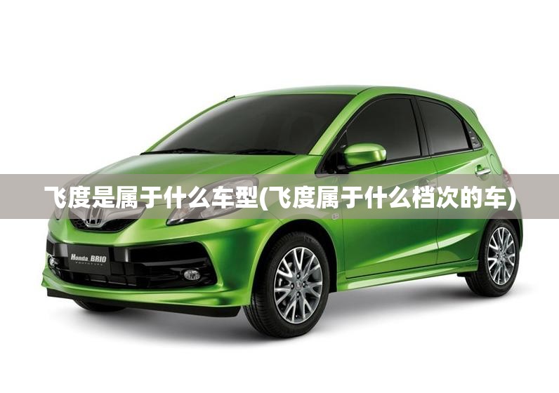 飞度是属于什么车型(飞度属于什么档次的车)