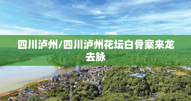 四川泸州/四川泸州花坛白骨案来龙去脉 四川泸州/四川泸州花坛白骨案来龙去脉