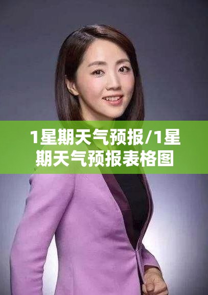 1星期天气预报/1星期天气预报表格图 1星期天气预报/1星期天气预报表格图