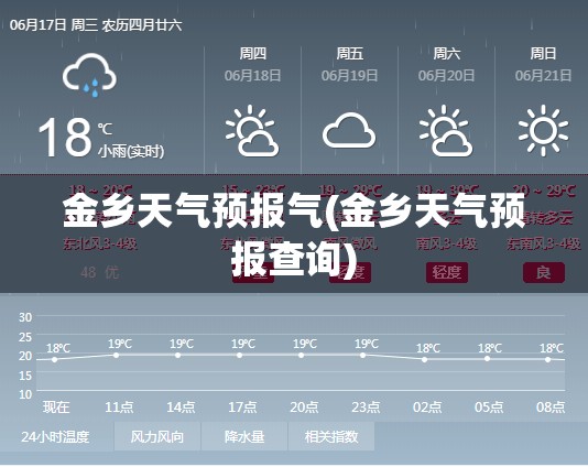 金乡天气预报气(金乡天气预报查询) 金乡天气预报气(金乡天气预报查询)