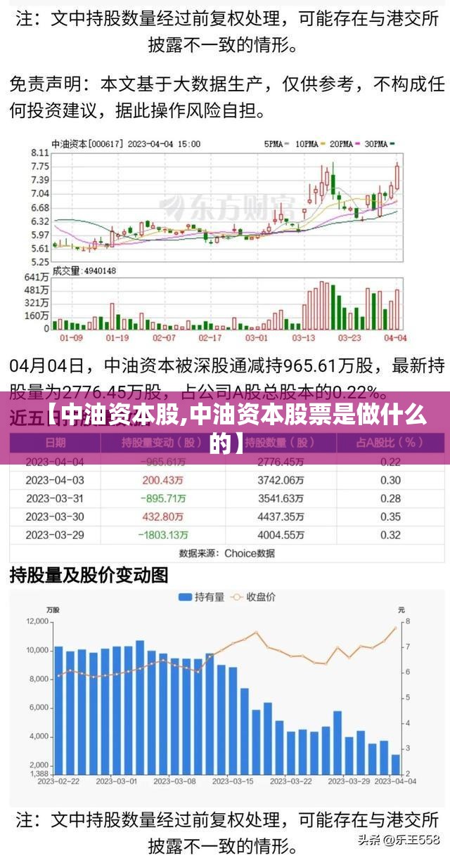 【中油资本股,中油资本股票是做什么的】