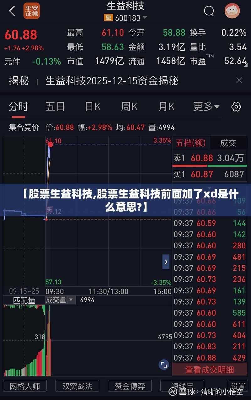 【股票生益科技,股票生益科技前面加了xd是什么意思?】 【股票生益科技,股票生益科技前面加了xd是什么意思?】