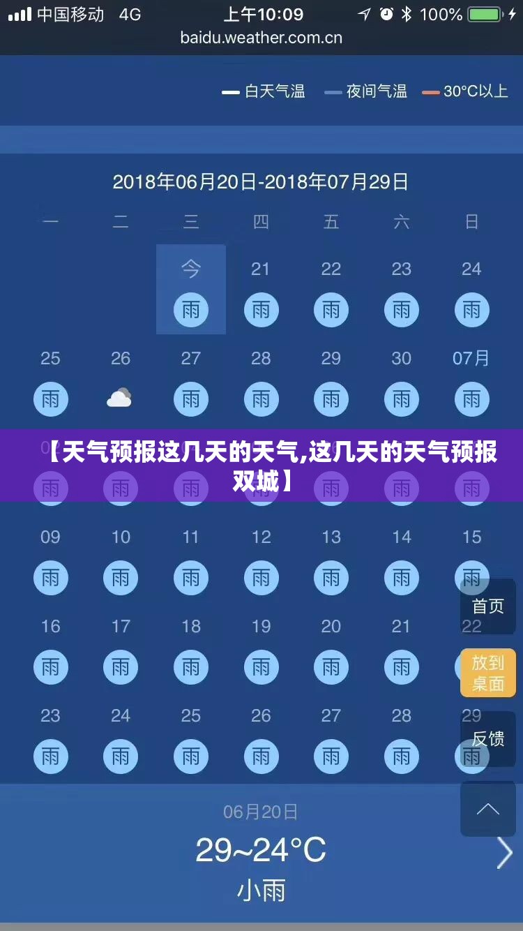 【天气预报这几天的天气,这几天的天气预报双城】