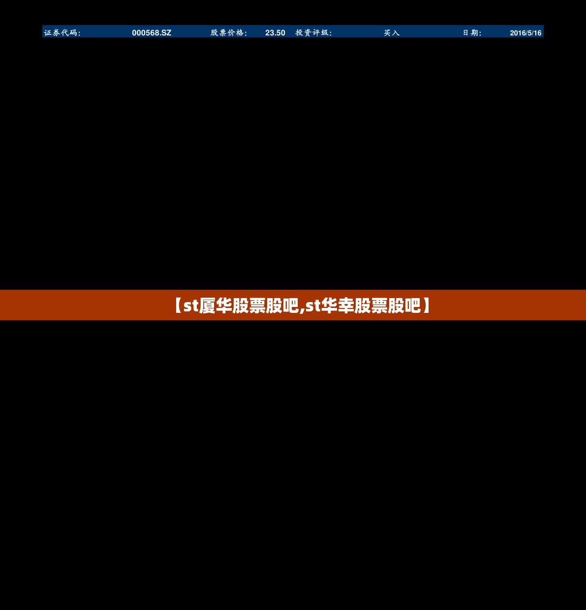 【st厦华股票股吧,st华幸股票股吧】