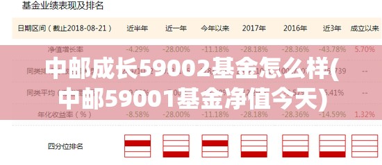 中邮成长59002基金怎么样(中邮59001基金净值今天) 中邮成长59002基金怎么样(中邮59001基金净值今天)