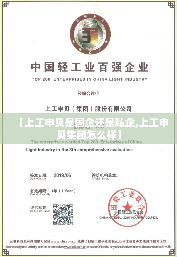 【上工申贝是国企还是私企,上工申贝集团怎么样】 【上工申贝是国企还是私企,上工申贝集团怎么样】