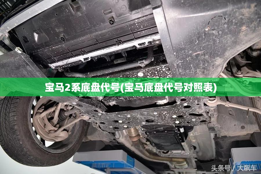 宝马2系底盘代号(宝马底盘代号对照表)
