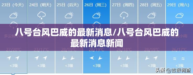 八号台风巴威的最新消息/八号台风巴威的最新消息新闻
