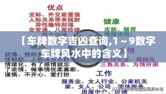 【车牌数字吉凶查询,1~9数字车牌风水中的含义】 【车牌数字吉凶查询,1~9数字车牌风水中的含义】