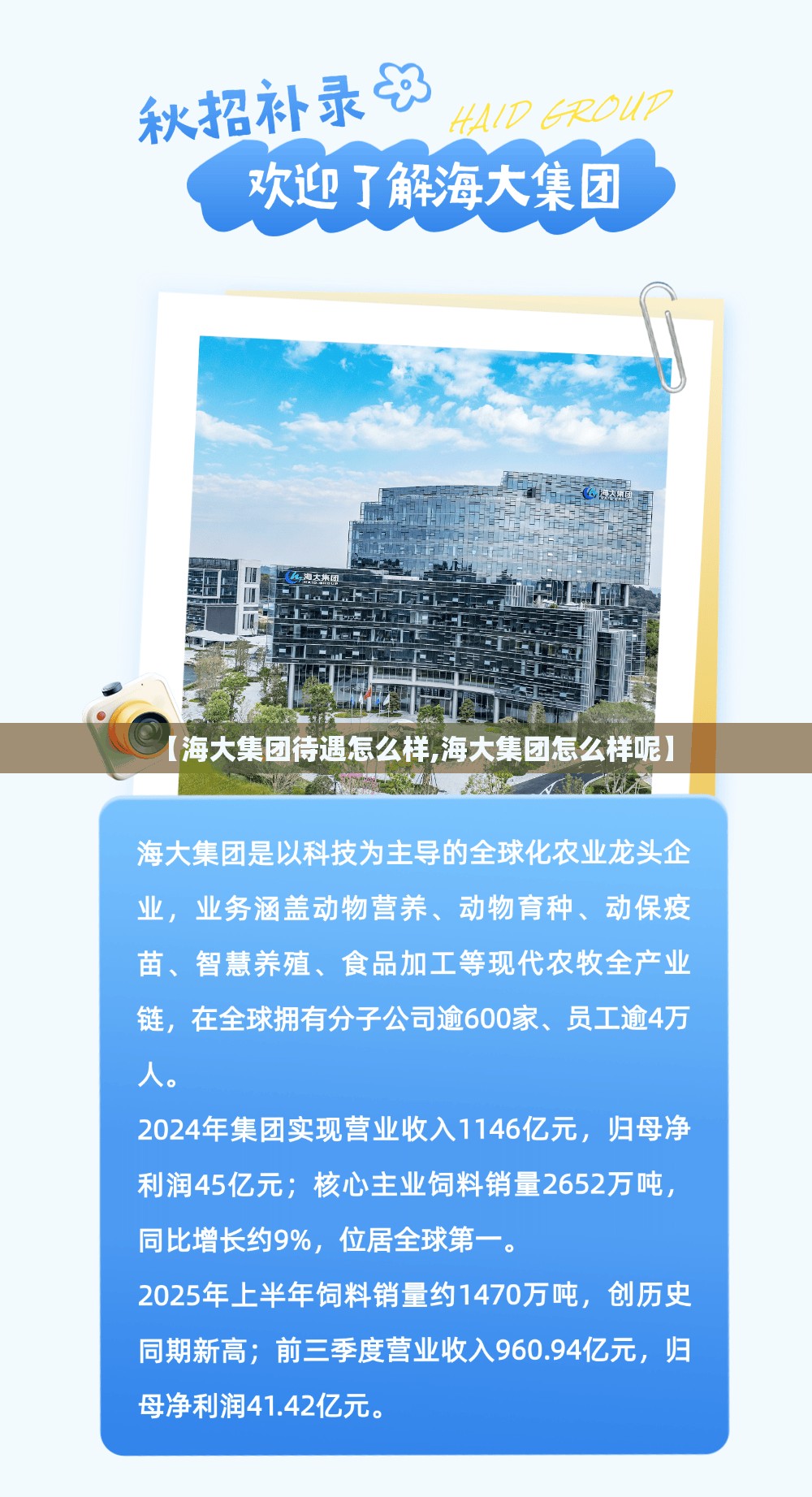 【海大集团待遇怎么样,海大集团怎么样呢】