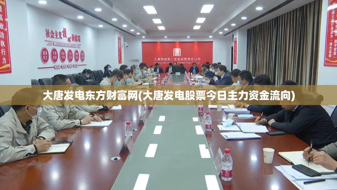 大唐发电东方财富网(大唐发电股票今日主力资金流向)