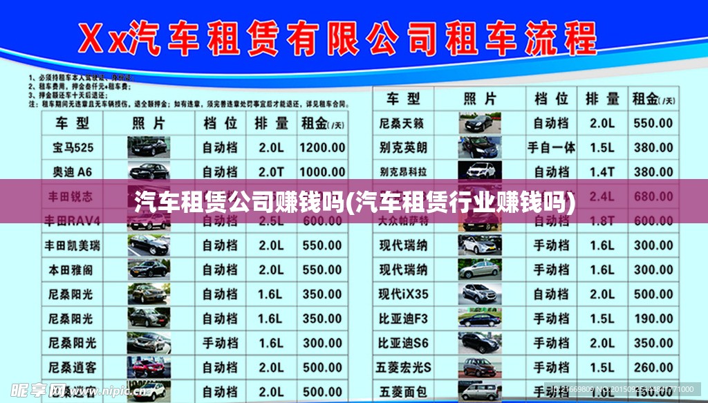 汽车租赁公司赚钱吗(汽车租赁行业赚钱吗) 汽车租赁公司赚钱吗(汽车租赁行业赚钱吗)